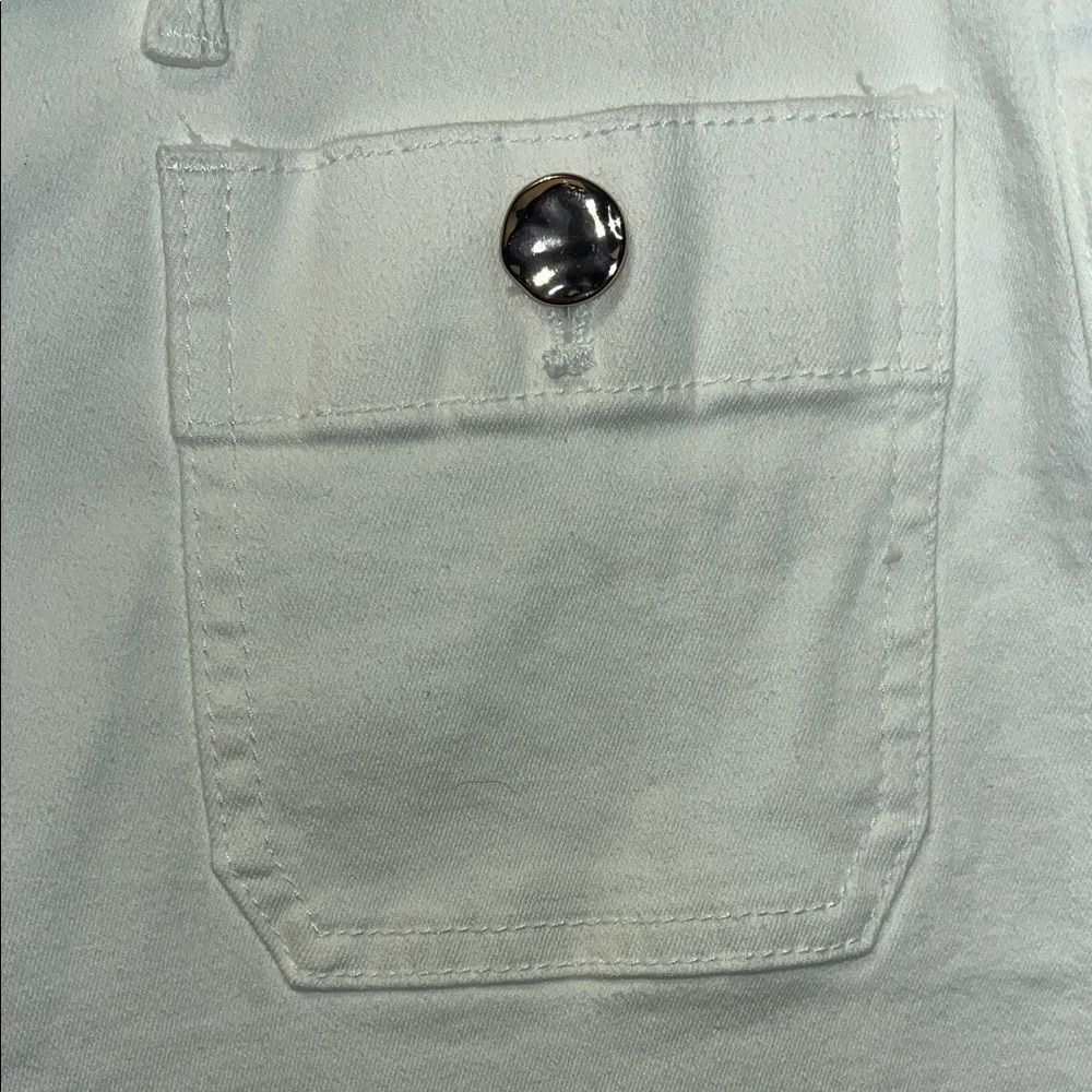 White House Back Market - Patch Pocket High-Rise Slim Jean - Size 10 - Picture 6 of 9
